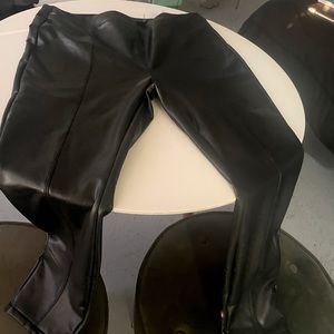 Faux Leather Pants